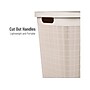 Mind Reader 15.85-Gallon Hamper with Lid, Plastic, Ivory (60FABHAMP-IVO)~#|#~D6316592-5FAF-4B8D-A986676739479F9B_sc7