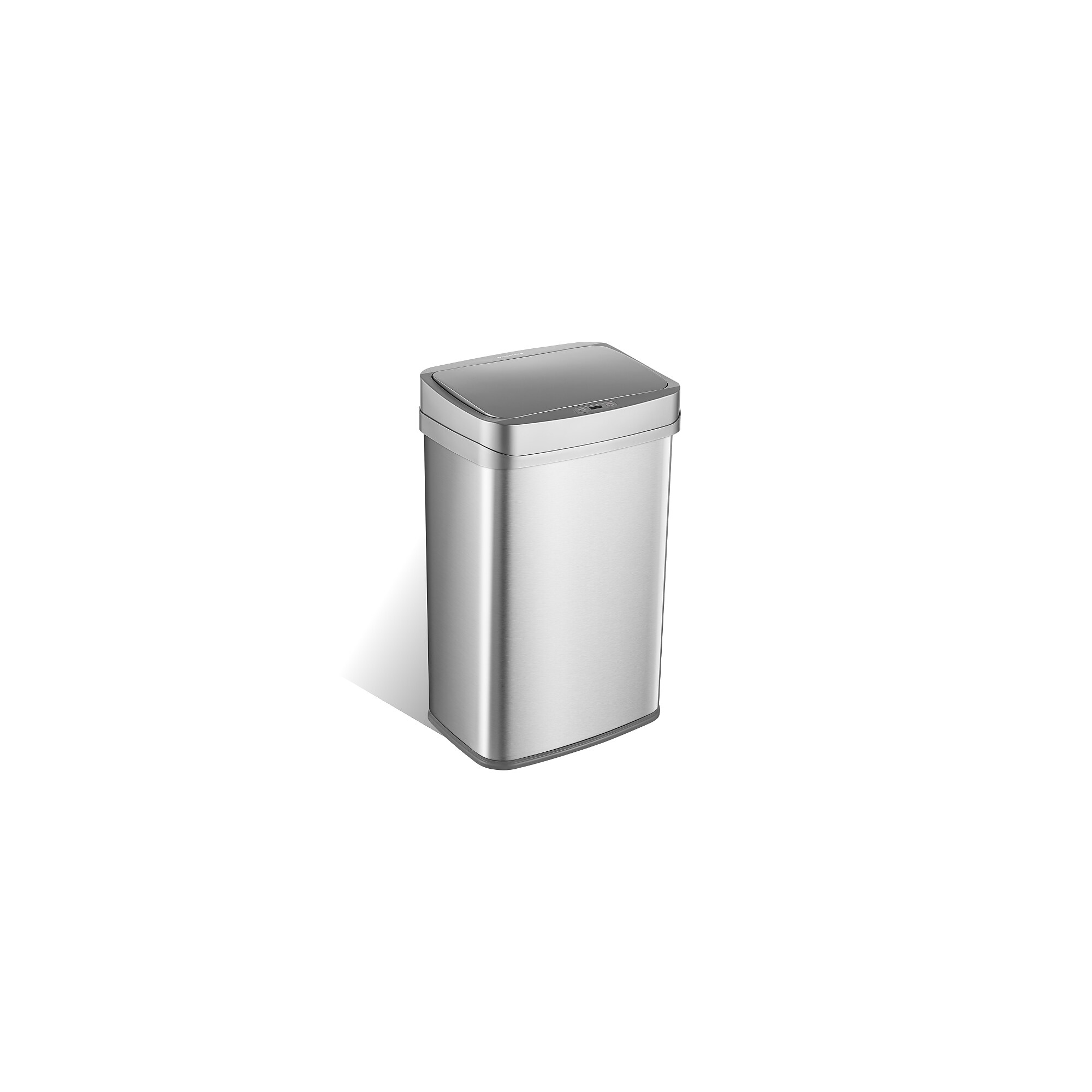 Nine Stars Nova Stainless Steel Motion Sensor Trash Can, 13.2 Gallon, Silver (ONT-50-81SL) Simolary simolary.com