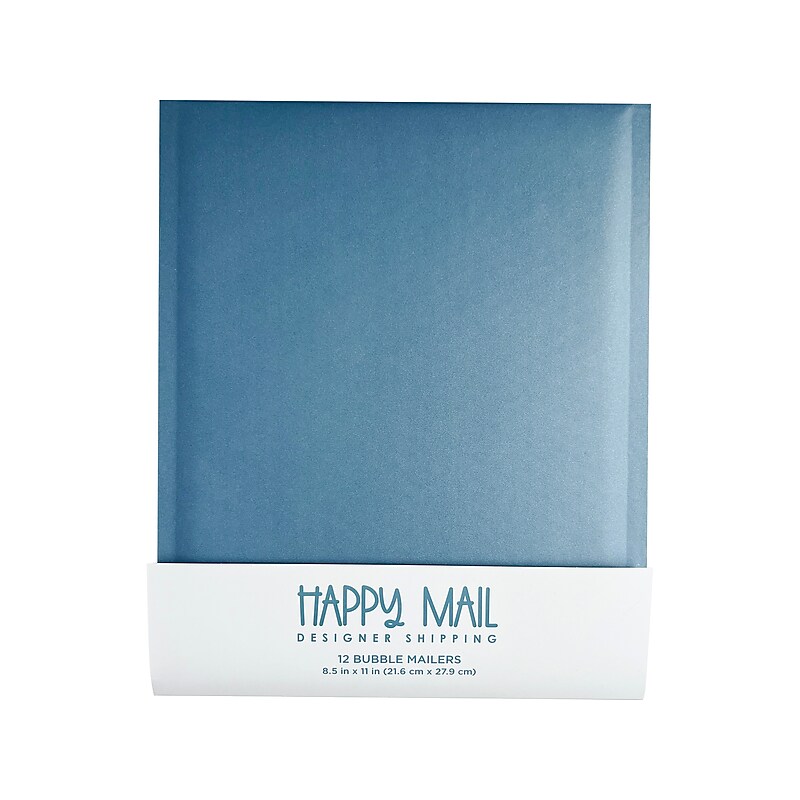 8.5" x 11" Self-Sealing Bubble Mailer, Blue, Dozen (245157) image 1
