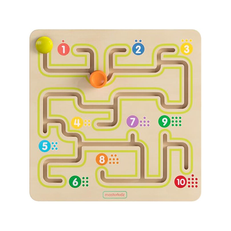 Flash Furniture Bright Beginnings Sliding Maze Learning Board (MK-MK13071-GG) image 1