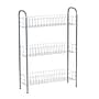 Household Essentials 3-Shelf Slim Storage Cart, Satin Silver (HH7011)~#|#~D636B7E5-B318-4D54-9E2A2B8A5A4F0B1F_sc7