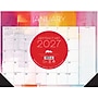 2027 Willow Creek Abstract Art 22" x 17" Monthly Desk Pad Calendar, Assorted Colors (66553)~#|#~D639B268-DE10-440B-A815EA075EB3604E_sc7