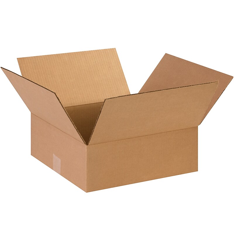 14" x 14" x 5" Shipping Boxes, 32 ECT, Brown, 25/Bundle (14145) image 1