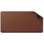 Staples TECH Anti-Slip Faux Leather Desk Pad, 31.5" x 15.7", Brown (ST62544)~#|#~D63BC185-15D1-4AC0-8B1BF801DBA37F81_sc7