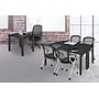 Regency Kee Square Laminate Breakroom Table, 30"D x 30"W, Ash Grey/Black (TB3030AGBPBK)~#|#~D63E8F1B-EDC5-409C-A7B362E16AA18AA5_sc7