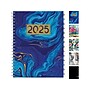 2025 Global Printed Products 8.5" x 11" Monthly Planner, Plastic Cover, Blue/Gold (SPLS25-8511M-F)~#|#~D6418371-02CE-4A73-9D52B86975540B39_sc7