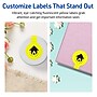Avery Lollipop Laser/Inkjet Multipurpose Labels, 1.5" x 4", Neon Yellow (640/Box)~#|#~D641B8CC-6F8B-4856-BC31AADB955BDB27_sc7