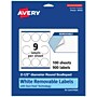 Avery Laser/Inkjet Decorative Edge Multipurpose Labels, 2.5" Dia., White, 900 Labels/Box (94516)~#|#~D64354B3-6381-41A5-BC94004D881A699C_sc7