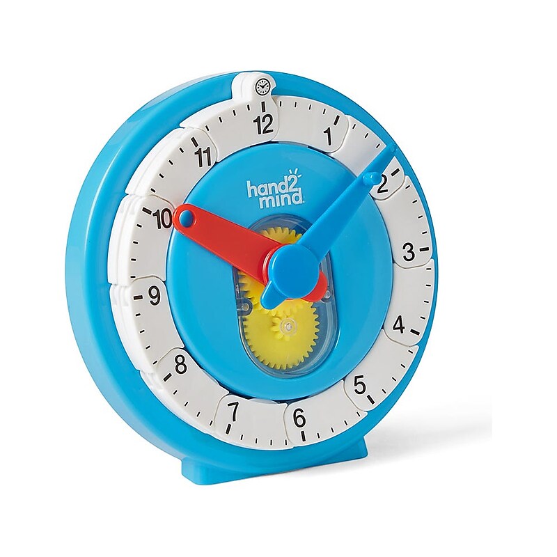 hand2mind Advanced NumberLine Clock, Multicolor (93409) image 1