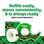 Scotch Magic Invisible Clear Tape With Dispenser, 0.75" x 8.33 yds., 1" Core, Transparent, 4 Rolls/Pack (SCOTCH4105)~#|#~D64C9A35-D923-4323-A7BD72C4C3AE703E_sc7