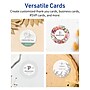 Avery Round Integrated Cards, Matte White, 100/Pack (19479399819)~#|#~D653A3C9-B8F1-4152-889F7394AA961BC6_sc7