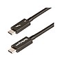 StarTech Thunderbolt 4 3 ft. USB-C Cable with 100W Power Delivery, Male to Male, Black (TBLT4MM1M)~#|#~D6543BA4-FEC9-4477-BA1FF2201E7012E7_sc7