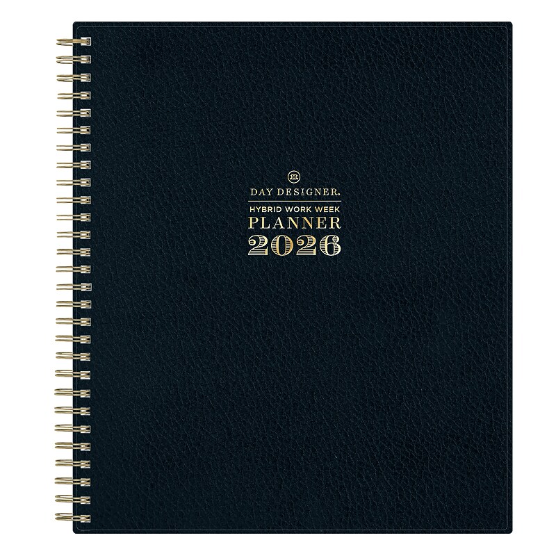 2026 Blue Sky 10" x 8"  Monthly Personal Organizer, Plastic Cover, Navy (155323) image 1