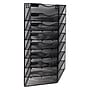 Mind Reader Wall File Organizer, 8-Pocket Hanging Document Rack, Office Wall Mount, Metal, Black (MAG8C-BLK)~#|#~D65CD4C0-73EE-498E-A29217052355C7E0_sc7