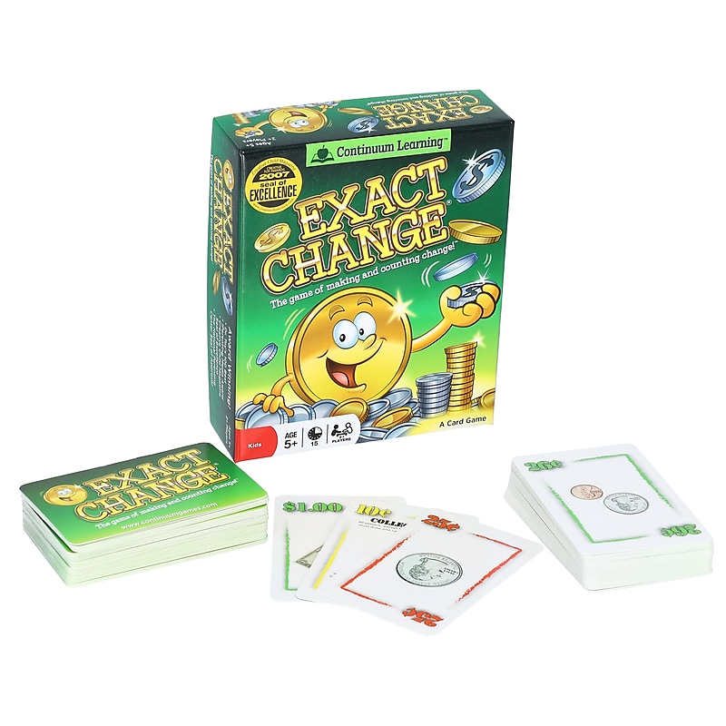 Continuum Games Exact Change Card Game, 111/Pack (CTM1102) image 1