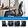Mount-It! Ergo Collection Memory Foam Lumbar Support, Black (MI-1107)~#|#~D66057C4-6CFD-4BE9-B4D82F16C4516E39_sc7