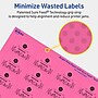Avery Laser/Inkjet Rectangle Multipurpose Labels, 1.25" x 1.75", Bright Pink, 2560/Box (94226)~#|#~D660A69F-193C-4D8A-BB9D8CD862C4499C_sc7