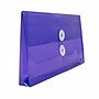JAM Paper Premium Plastic Filing Envelope with Button & String Closure, 5 1/4" x 10", Purple, 3/Pack (921B1pux3)~#|#~D6622BAB-1E53-4B5A-962D043B05FC399F_sc7