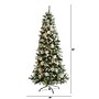 Nearly Natural 7' Frosted Tip British Columbia Mountain Pine Artificial Christmas Tree with 400 Clear Lights (T1852)~#|#~D663847E-6C13-4C9E-8A20B1706F43526B_sc7