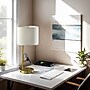 Adesso Wyatt Supercharger Incandescent Desk Lamp, 22"H, Antique Brass/Off-White (2610-21)~#|#~D6691730-0198-4BFE-A613AFF1116C519D_sc7