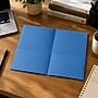 Staples 2-Pocket Paper Folder, Light Blue - Letter Size School & Office Folders, 10-Pack~#|#~D66A3E3E-EF69-4D40-ABDCC898946B9FA1_sc7