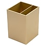 JAM PAPER Plastic Pen Holder, Gold (341gos)~#|#~D67018A7-101B-4621-9250548196D1CE86_sc7