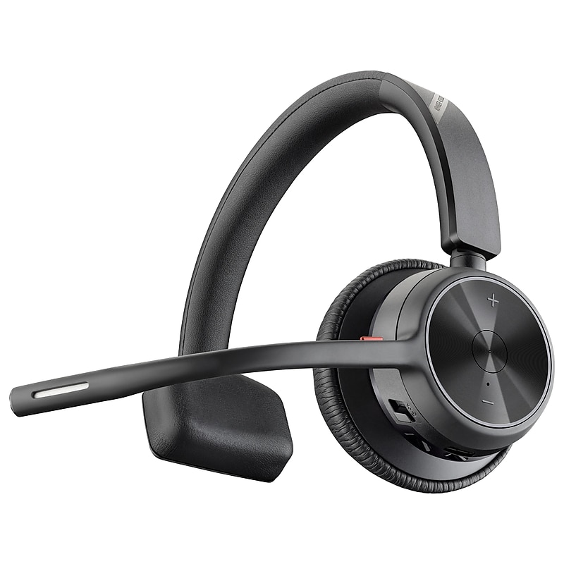 Poly Voyager 4300 UC Series USB-A Bluetooth Mono Phone & Computer Headset, Unified Communications Certified (77Y92AA) image 1