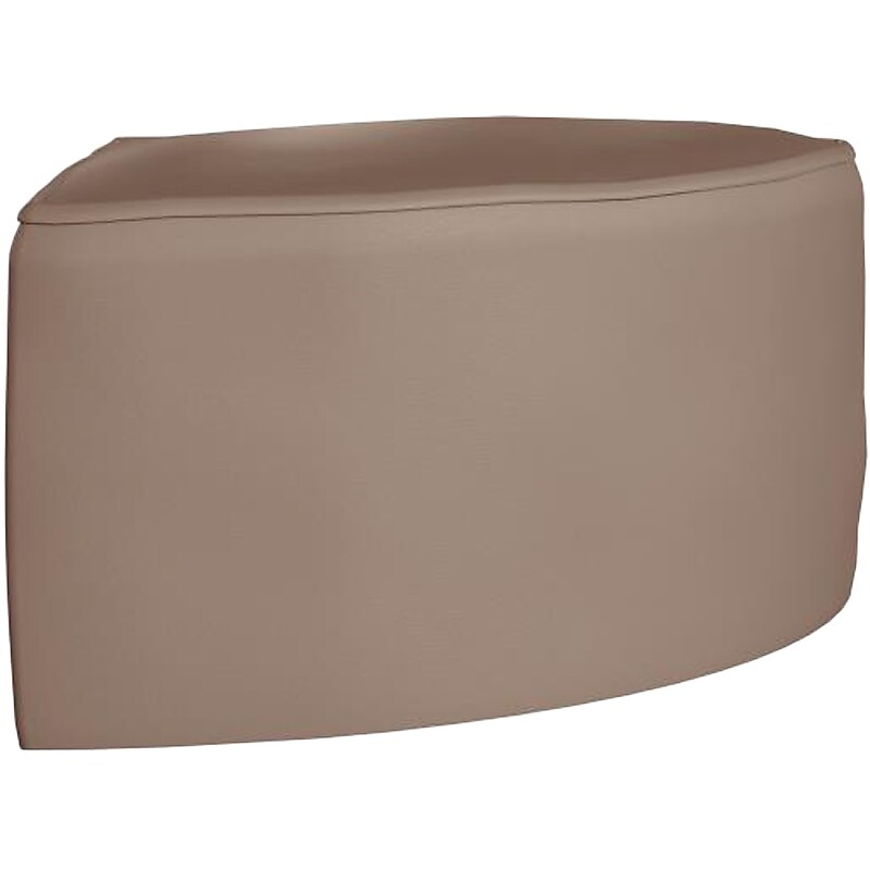 Flash Furniture Bright Beginnings Vinyl Classroom Modular Corner Chair, Brown (MK-KE15686-GG) image 1