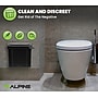 Alpine Industries Sanitary Receptacle, 9" x 10", Black, 3/Pack (451-BLA-3)~#|#~D67CAB3E-AD4E-4A5E-BA452E61D01DF140_sc7