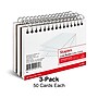 Staples 3" x 5" Index Cards, Lined, White, 50 Cards/Pack, 3 Pack/Carton (TR50991)~#|#~D67D5F16-EC92-4AA8-9DE5AE87C0D09DD3_sc7
