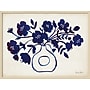 Amanti Art Modern Blue Vase II by Farida Zaman Wood Framed Wall Art Print, 41" x 31" (A42677389283)~#|#~D68CE1FD-F445-4987-A862ABF93DDFBF70_sc7