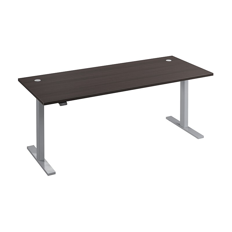 Bush Business Furniture Move 60 Series 72"W Electric Height Adjustable Standing Desk, Storm Gray (M6S7230SGSK) image 1