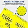 Avery Laser/Inkjet Multipurpose Rectangle Labels, 3-1/3" x 4", Neon Yellow, 240/Pack (94215)~#|#~D68F824A-DA23-4FA5-BA9AF8062B9FF7FF_sc7