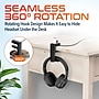 Delton HS7 Headset Stand with Under-Desk Holder and 3 USB-A Ports, Black (DHS3USB)~#|#~D690DAB7-42F0-4767-AD7353209C478CA0_sc7