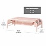 Mind Reader Monitor Stand with Paper Tray, Metal, Pink (MESHMONSTA-PNK)~#|#~D69141B1-9A9E-4FB7-BD5697BC6454C8C1_sc7