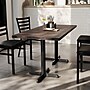 Flash Furniture Bennett Wooden Commercial Indoor Table, 60" x 30", Dark Brown Top/Black Base (GSF3060DBT2222)~#|#~D6916535-4BB4-447A-BAC210FB0FD34AE3_sc7