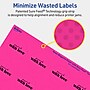 Avery Round Laser/Inkjet Multipurpose Labels, 1-5/8" Dia, Neon Magenta (1600/Box)~#|#~D695AC91-D4B2-450F-8AA3BE036A2F6573_sc7