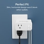 Plugable Wall Outlet Extender with USB-C and USB Charger, White (PS1-CA1)~#|#~D69A2411-F2D5-484E-944776784213850F_sc7