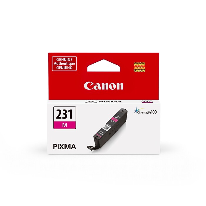 Canon Genuine CLI-231M Magenta Standard Yield Ink Cartridge