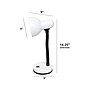 Creekwood Home Essentix Incandescent Desk Lamp, 14.25", White Glossy (CWD-1000-WH)~#|#~D6A0FD75-4993-4F35-A5509EA888B59F68_sc7