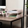 Mind Reader 2-Compartment Stackable Metal Tray, Pink (CSTACK2-PNK)~#|#~D6A465AC-9AA2-490C-9D8ADB5B2A960722_sc7