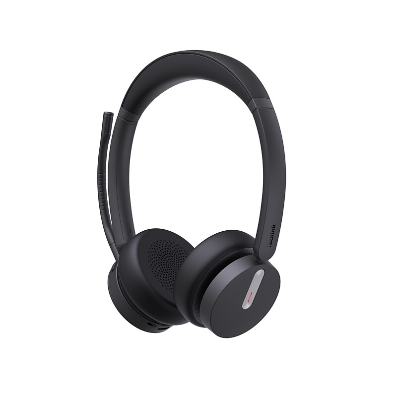 YeaLink BH70 Noise Canceling Bluetooth Stereo On-Ear Stereo Headset, UC Certified (1208704) image 1