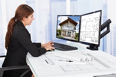Mount-lt! Dual Monitor Desk Mount, Up to 32″ Monitors, Black (MI-2672) Sansujyuku sansujyuku.com