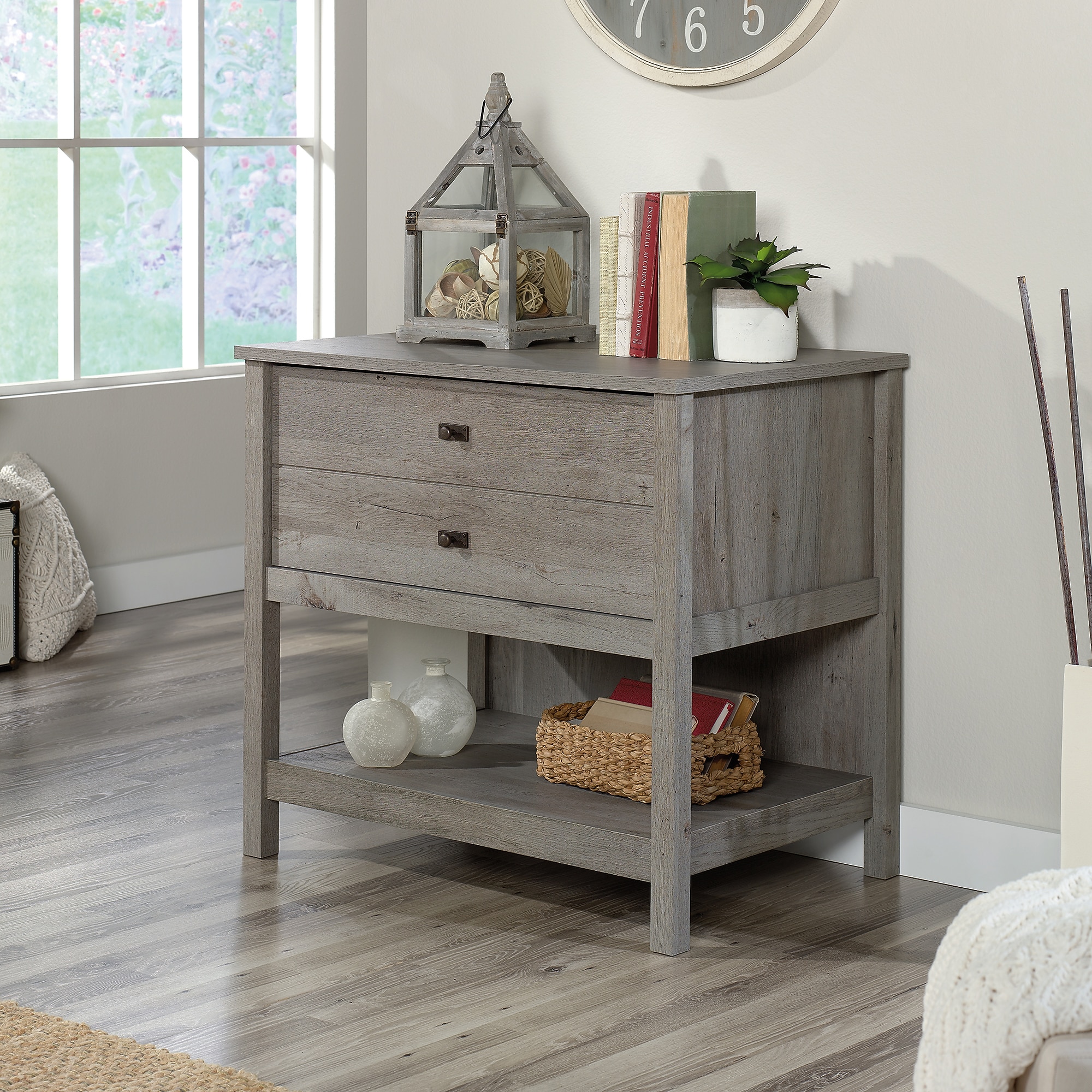 Sauder Cottage Road Lateral File Cabinet, Letter/Legal Size, 30″H x 32″W x 22″D, Mystic Oak (427298) Sansujyuku sansujyuku.com