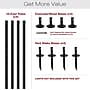 Excello Global Products Bistro Pole for String Lights, Black, 4/Pack (EGP-HD-0361)~#|#~D6ADC3CA-3134-40DC-B36C617A32984031_sc7