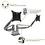 Kanto Dual-Monitor Desktop Mount for 17" - 32" Monitors, Silver (DMS2000S)~#|#~D6AF6AA5-ED11-4DF8-8EB5D490F7CBBE43_sc7