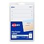 Avery Easy Peel Laser/Inkjet File Folder Labels, 2/3" x 3-7/16", White, 252 Labels/Pack (5202)~#|#~D6B479AD-532A-4B57-ABD6DCCA580328F4_sc7
