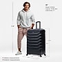 InUSA Endurance 33.27" Hardside Suitcase, 4-Wheeled Spinner, TSA Checkpoint Friendly, Black (IUEND00XL-BLK)~#|#~D6B554B2-5120-44DB-87079DC379B31055_sc7