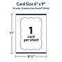 Avery Integrated Cards, 6" x 9", Glossy White, 10/Pack (95354)~#|#~D6BEA70A-B13E-4E0A-94D091789EBCB508_sc7