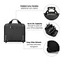 Solo New York Bryant Polyester Briefcase, Laptop Compatible, Rolling, TSA Checkpoint Friendly, Gray (PT138-4/10)~#|#~D6C049A2-AFEF-4753-9B785161EF617602_sc7